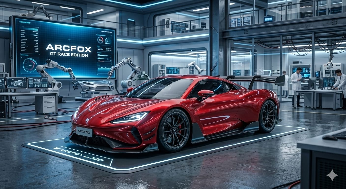 Arcfox GT Race Edition hadir dengan super fast charging 480 kW dan wireless charging, menandai masa depan teknologi mobil listrik.