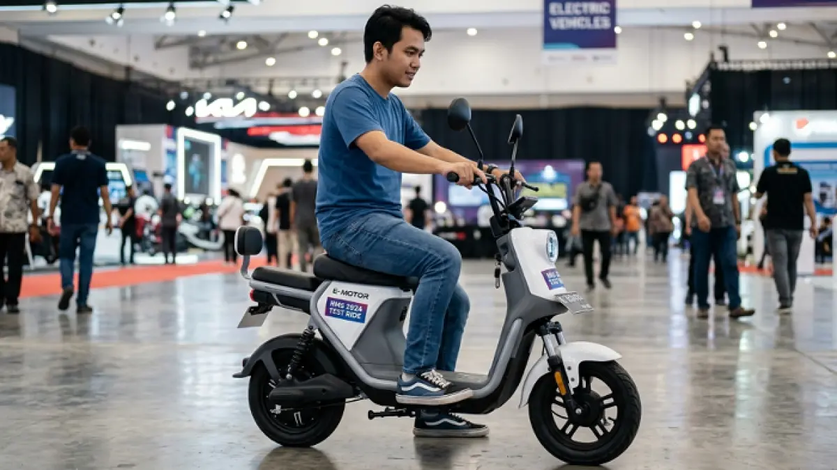 Motor listrik Rp2 jutaan diuji di IIMS 2024. Murah, tapi bagaimana rasa berkendaranya? Ini review dan faktanya.