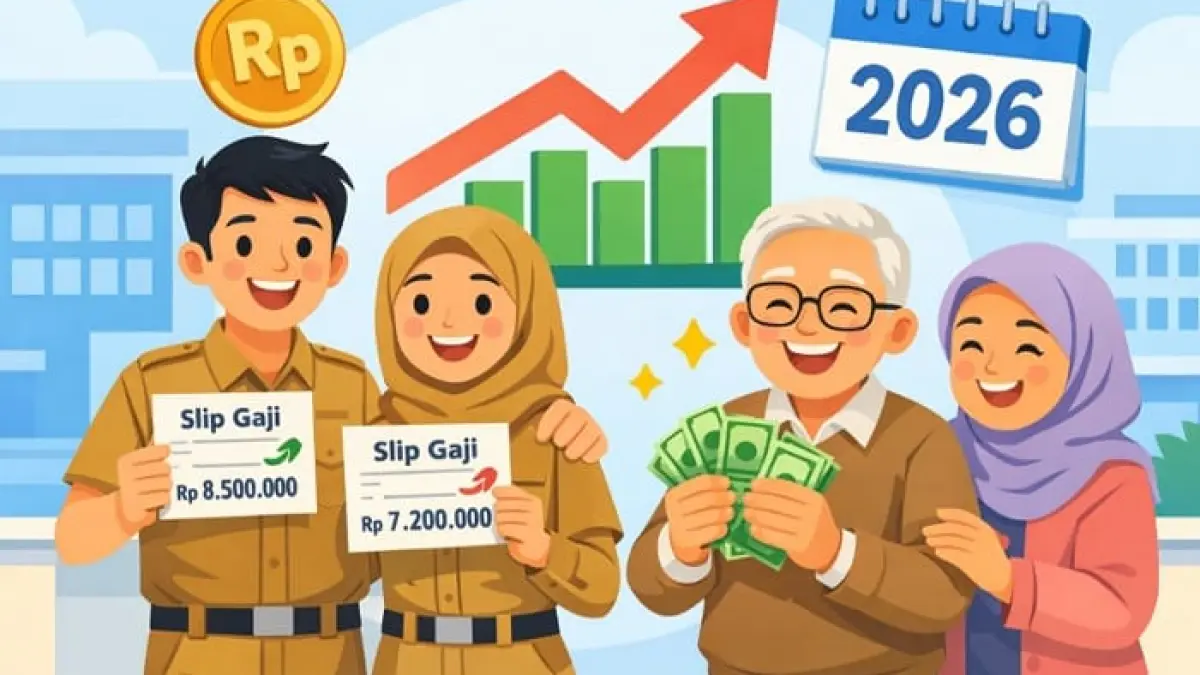 Kenaikan gaji ASN 2026 resmi dibahas, pensiunan berpeluang dapat rapelan. Ini prediksi jadwal cair dan detail lengkapnya.