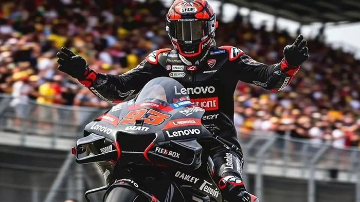 Hasil MotoGP Amerika 2026, Marco Bezzecchi juara, Aprilia dominasi podium dan klasemen makin panas jelang seri berikutnya.