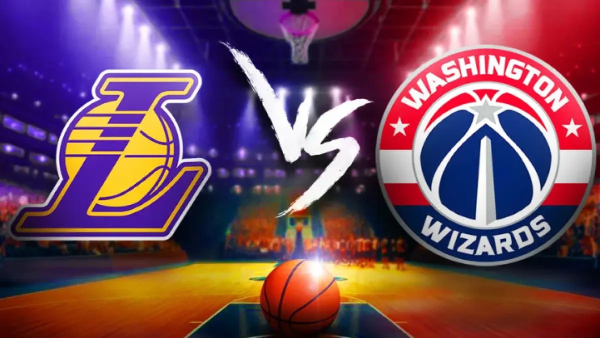 Laga seru tersaji saat Los Angeles Lakers berhadapan dengan Washington Wizards dalam duel panas NBA. 
