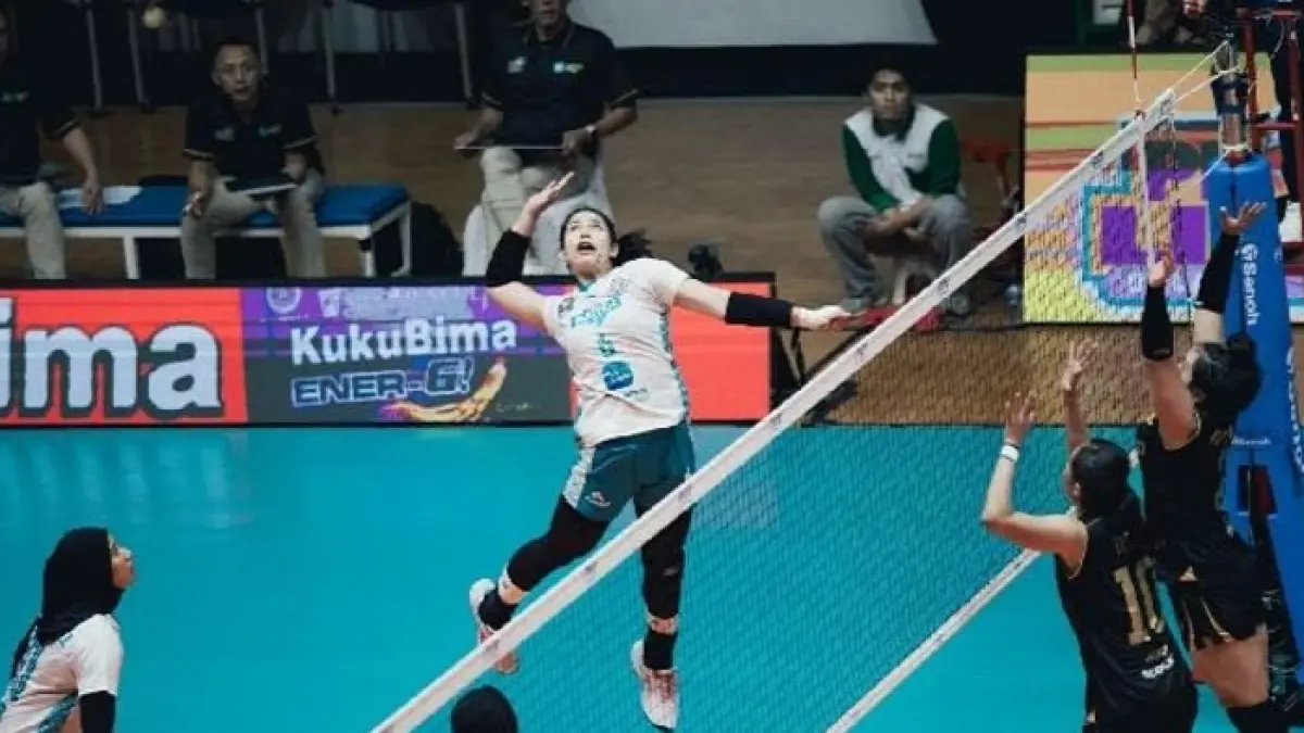 Hasil Proliga 2026: Electric PLN Mobile kalahkan Pertamina Enduro 3-2 lewat duel dramatis hingga set kelima.