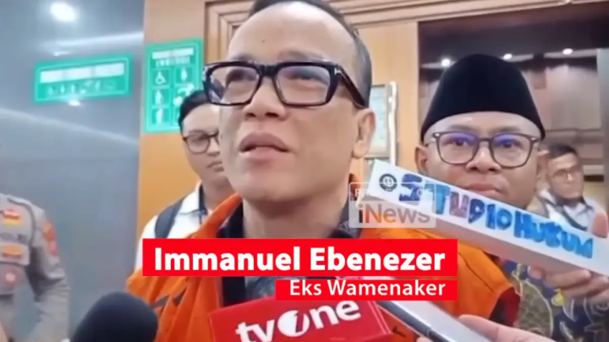 Immanuel Ebenezer  Sebut Partai Banteng .  (Official iNews)