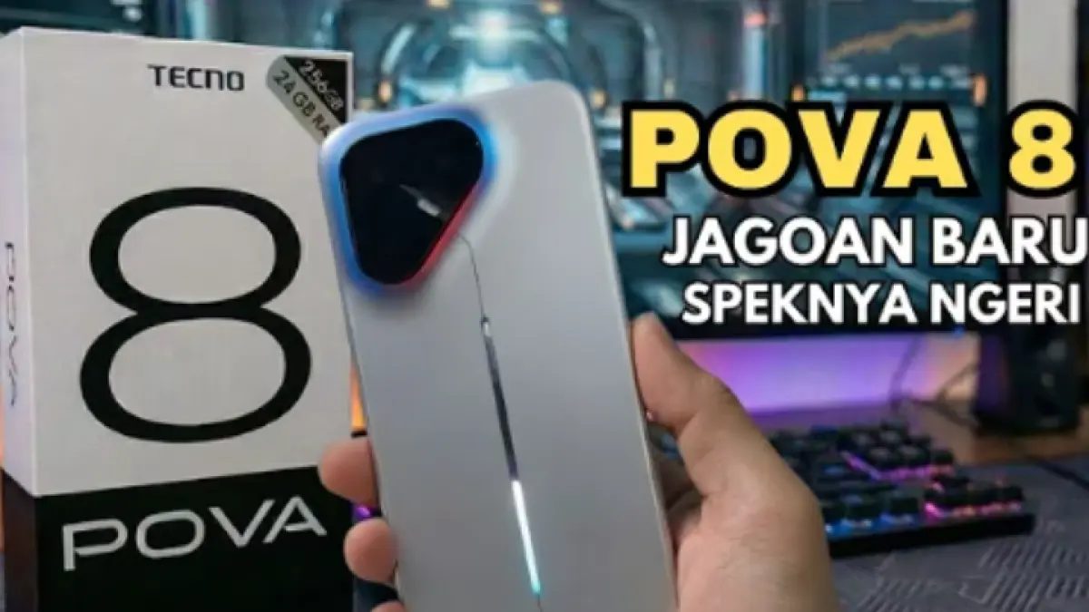 POVA 8 HP Terbaru dengan fitur gagah. ( Pan Channel)