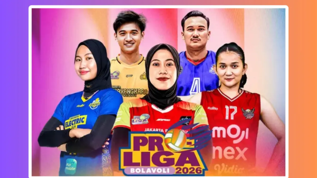 Megawati, Yeum Hye-seon, dan Giovana Milana masuk line up utama JPE, siap hancurkan Elektrik PLN di Final Four Proliga 2026.