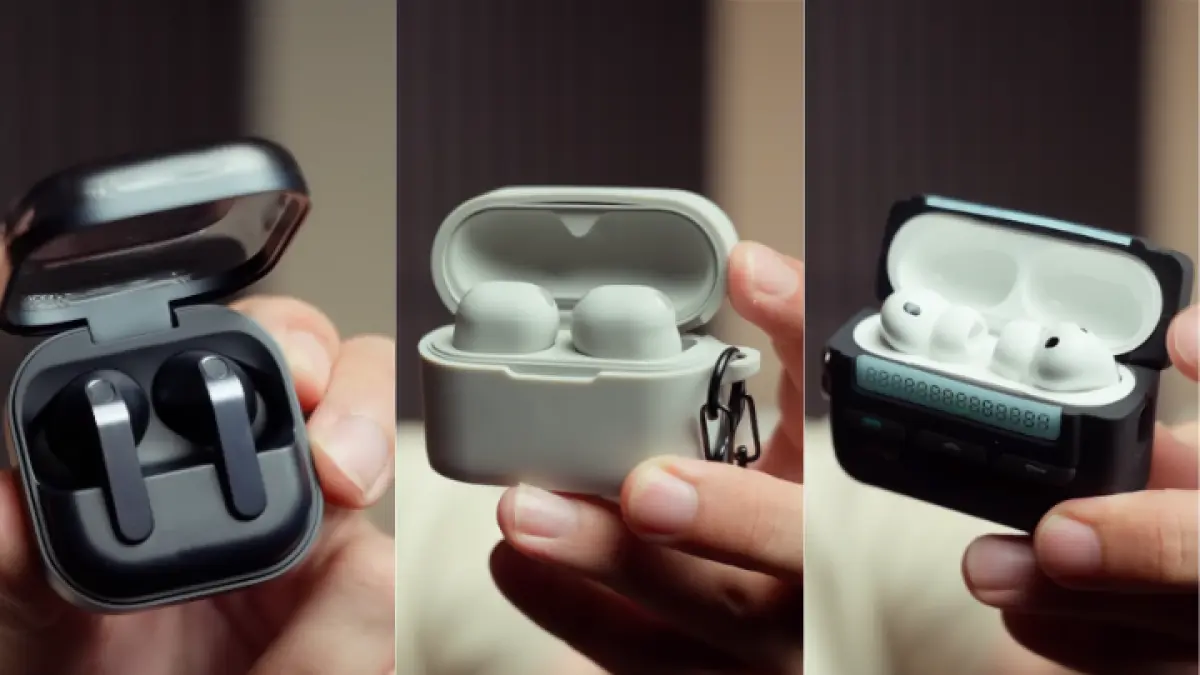 Perbandingan tiga TWS flagship: Sony WF-1000XM6, AirPods Pro 3, dan Galaxy Buds 4 Pro—adu desain, fitur, dan performa di kelas premium. (Bestindotech)