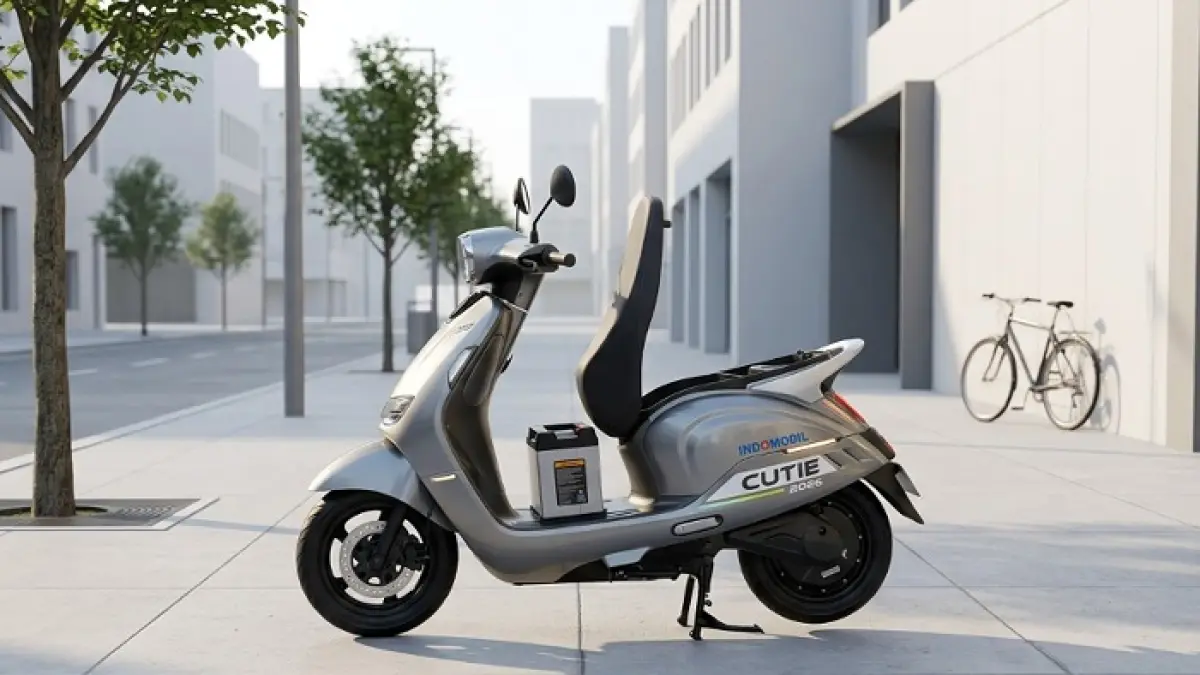 Indomobil eMotor QT cocok untuk harian, desain imut, irit, kuat nanjak, dan harga terjangkau. Motor listrik favorit baru? Ilustrasi Gemini AI