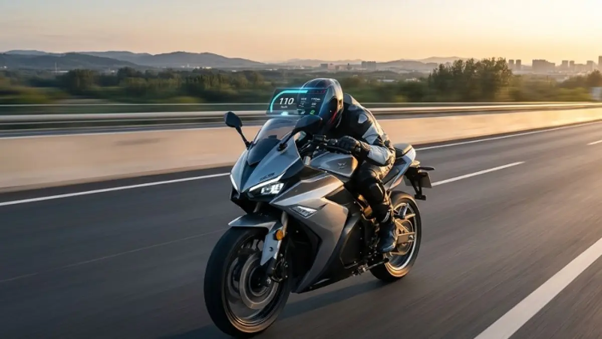Motor listrik Zongsen S5 hadir dengan klaim 300 km, solusi hemat dan ramah lingkungan untuk mobilitas harian. Ilustrasi Gemini AI