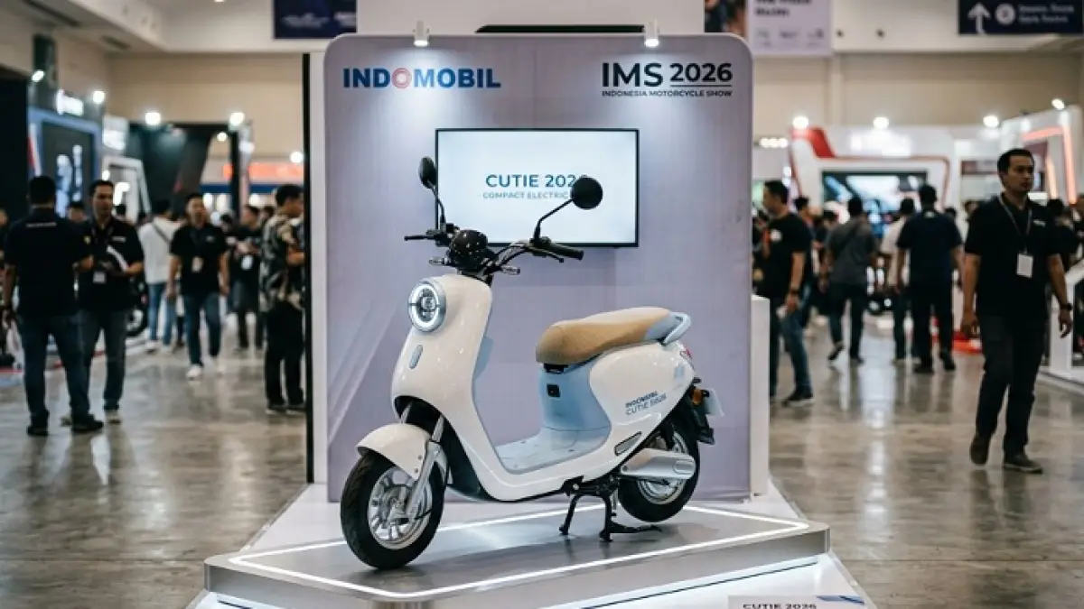 Indomobil eMotor QT hadir dengan desain klasik, fitur modern, dan jarak tempuh hingga 135 km. Simak spesifikasi lengkapnya ! Ilustrasi Gemini AI