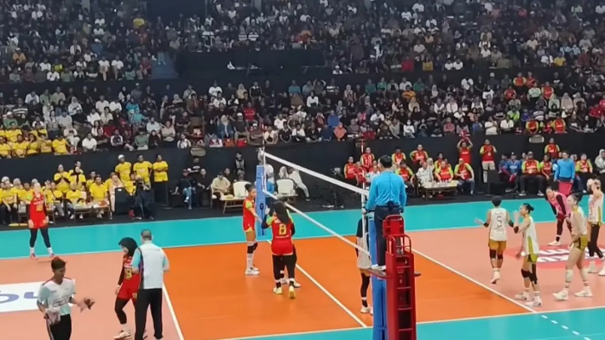 Final four Proliga 2026 memanas, Megawati Hangestri jadi kunci Pertamina Enduro tekan Elektrik PLN. SC YouTube