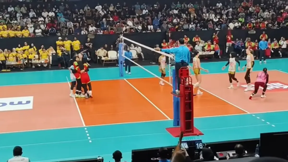 Hasil Proliga hari ini, Pertamina Enduro kalahkan Ponska 3-1 lewat aksi gemilang Wilma Salas dan Irina Foronova. SC YouTube