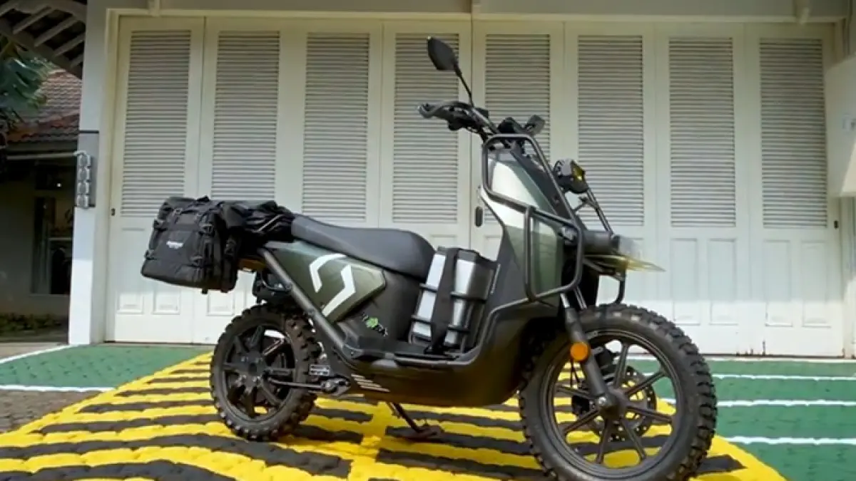 Motor listrik charge rimba spesifikasi hadir dengan jarak 300 km, baterai canggih, dan fitur off-road tangguh.