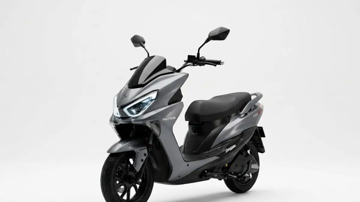 Polytron Fox 350 hadir sebagai penyempurnaan Fox Air dengan fitur modern, desain ergonomis, dan jarak tempuh hingga 130 km. Ilustrasi Gemini AI