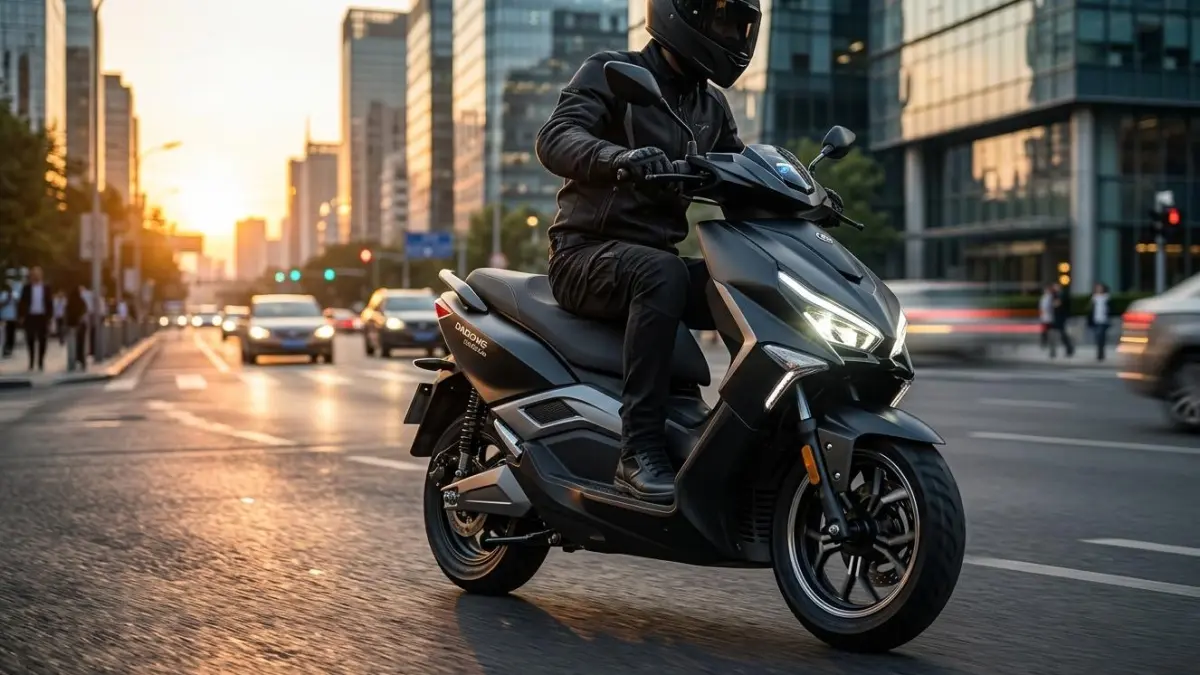 Daidong GS100 Lite 2026 hadir dengan tenaga setara 160 cc, top speed 90 km/jam, dan baterai swap. Ini spesifikasi lengkapnya!