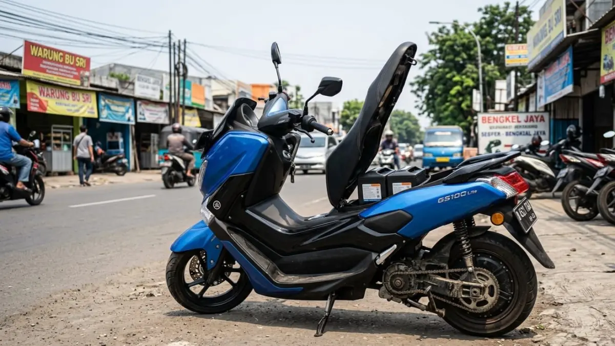Daidong Mobility GS100 Lite hadir dengan teknologi Hyundai, baterai swap, dan desain maxi, jarak tempuh hingga 100 km.
