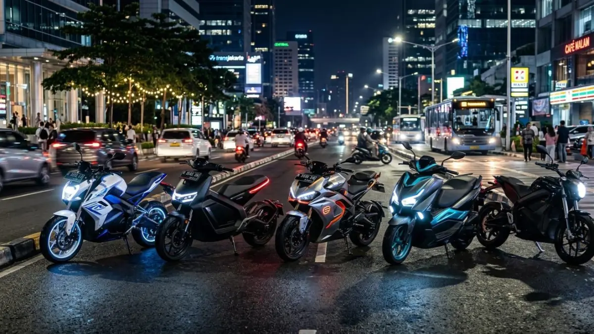 Rekomendasi motor listrik terbaru 2026 paling bagus dan awet, harga mulai Rp14 jutaan dengan fitur canggih dan jarak tempuh jauh.
