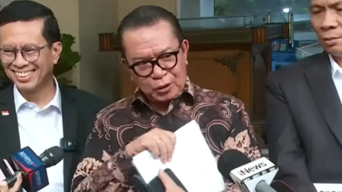 Suasana konferensi pers terkait SP3 kasus Rismon Hasil Holan Ipar. Pihak terkait menyampaikan bahwa proses hukum telah mencapai tahap final, meski pengumuman resmi masih menunggu kepolisian. ( KOMPASTV )