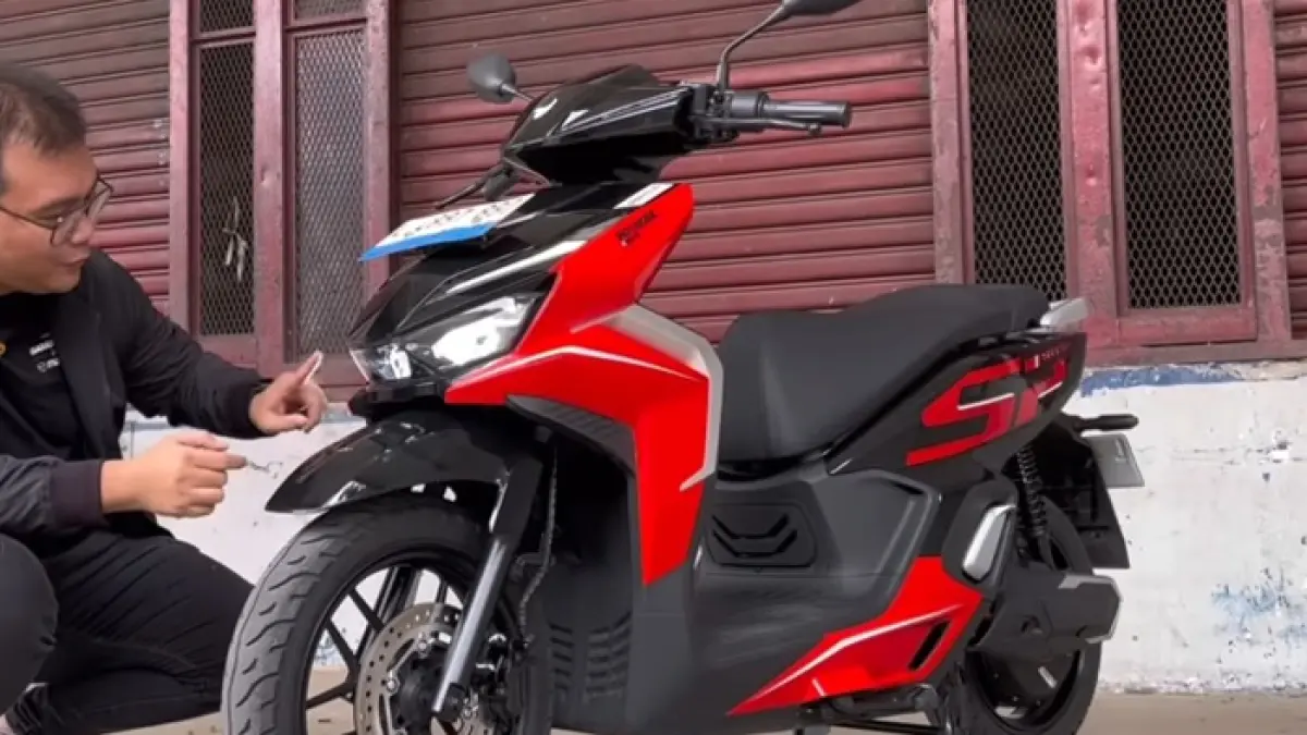 Harga Indomobil Sprinto Indonesia 2026 Rp25 jutaan, fitur lengkap, desain mirip skutik Jepang dan bisa tembus 90 km/jam. (SC YOUTUBE)