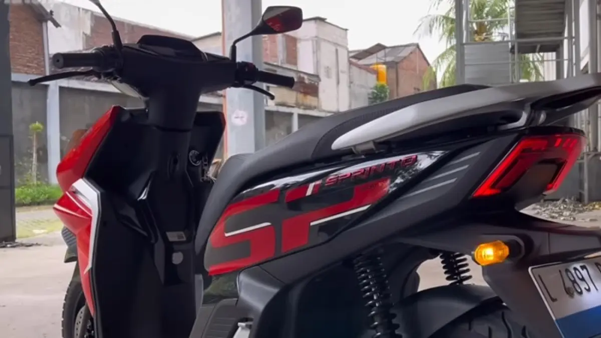 Harga Indomobil Sprinto Indonesia 2026 sekitar Rp25 jutaan, fitur canggih, desain mirip Vario dan performa kencang. (SC YOUTUBE)
