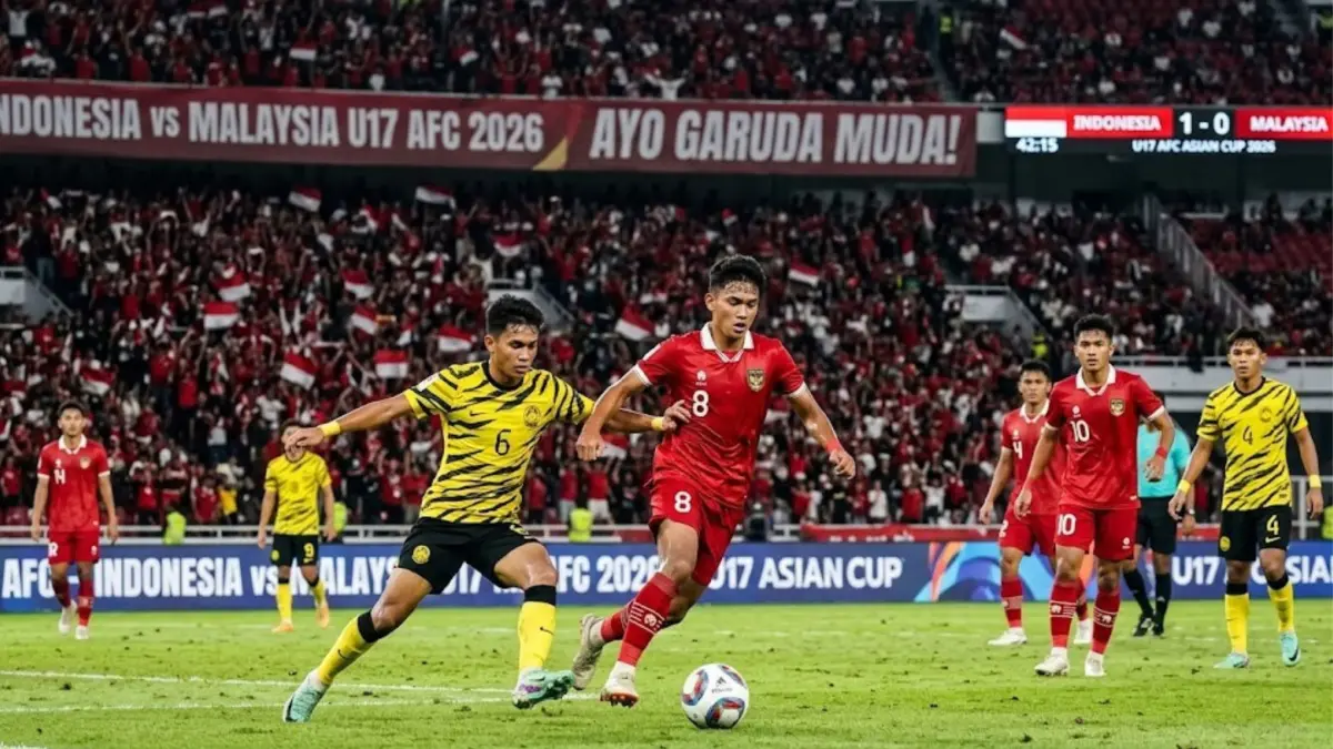 Indonesia vs Malaysia U17 2026 jadi laga penentu. Simak analisis, kekuatan tim, dan peluang Garuda Muda lolos. (GEMINI AI)