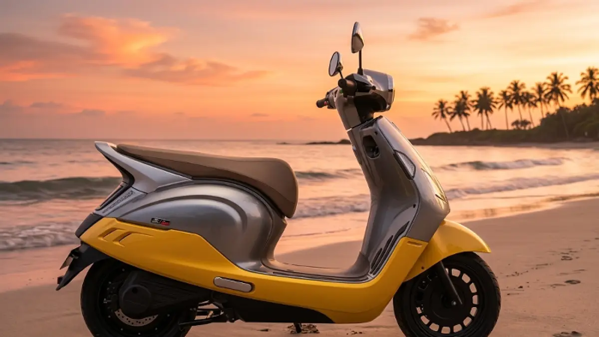 Motor listrik Indomobil QT terbaru 2026 tampil unik, fitur lengkap, jarak 135 km dan harga mulai Rp15 jutaan. (GEMINI AI)