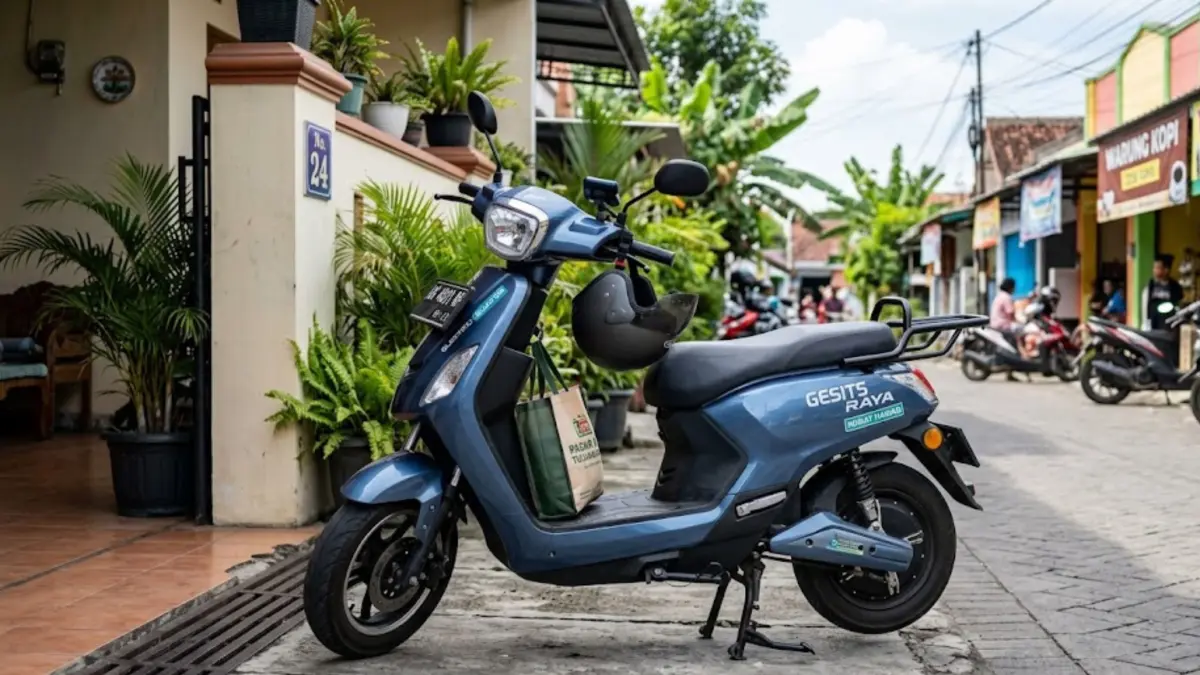 Motor listrik murah untuk harian 2026, irit listrik, nyaman dipakai tiap hari, solusi transportasi hemat. (GEMINI AI)