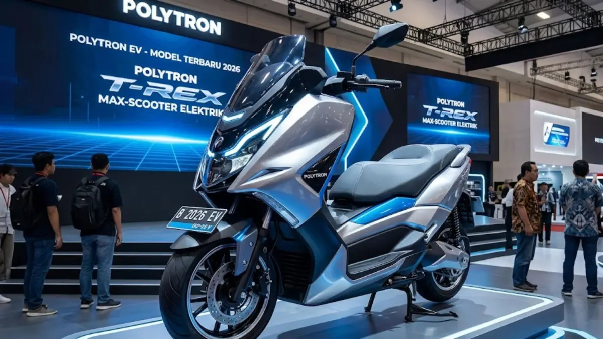 Motor listrik Polytron terbaru 2026 hadir dengan desain futuristik, fitur canggih, dan irit biaya untuk harian.