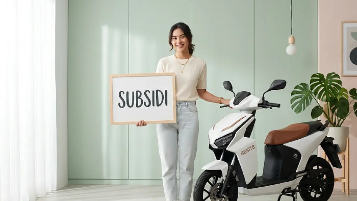 Cara pengajuan subsidi motor listrik 2026 paling mudah, lengkap dengan syarat dan tips agar cepat disetujui. (GEMINI AI)