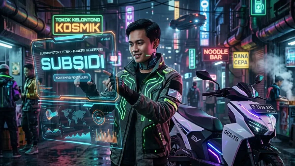 Cara pengajuan subsidi motor listrik 2026 terbaru, syarat lengkap dan langkah mudah agar dapat potongan harga besar. (GEMINI AI)