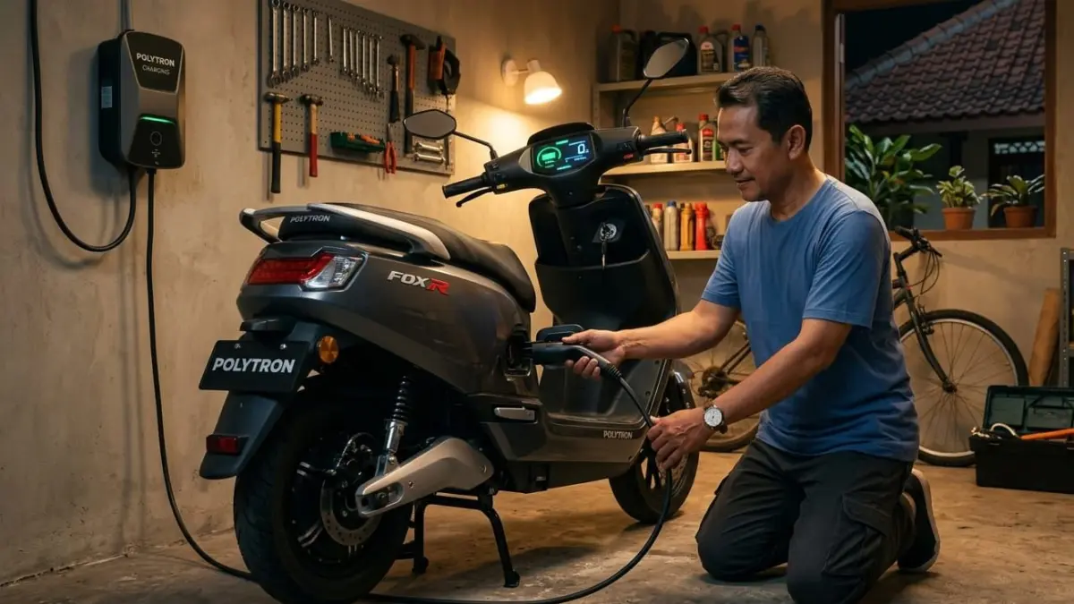 Motor listrik keyless disorot netizen karena masih pakai kunci. Benarkah fitur ini belum secanggih yang diklaim?