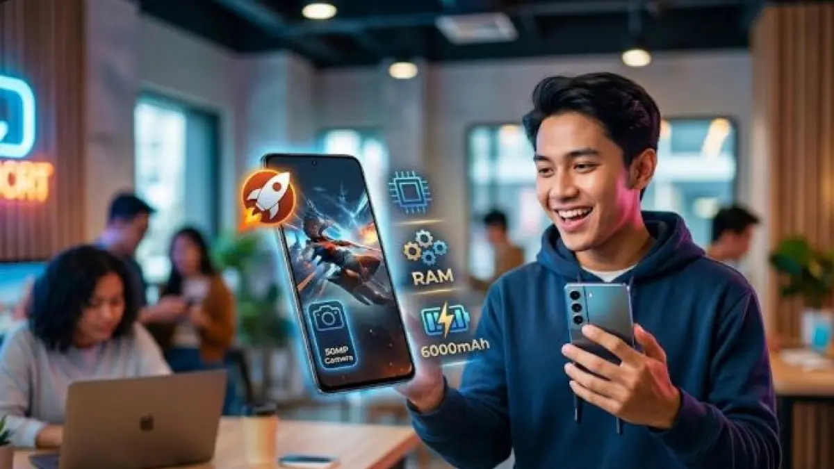 Cari HP RAM 12 GB murah terbaik 2025? Simak rekomendasi smartphone spek gahar anti lemot dengan harga mulai 1 jutaan. Cek selengkapnya di sini! (gemini ai)