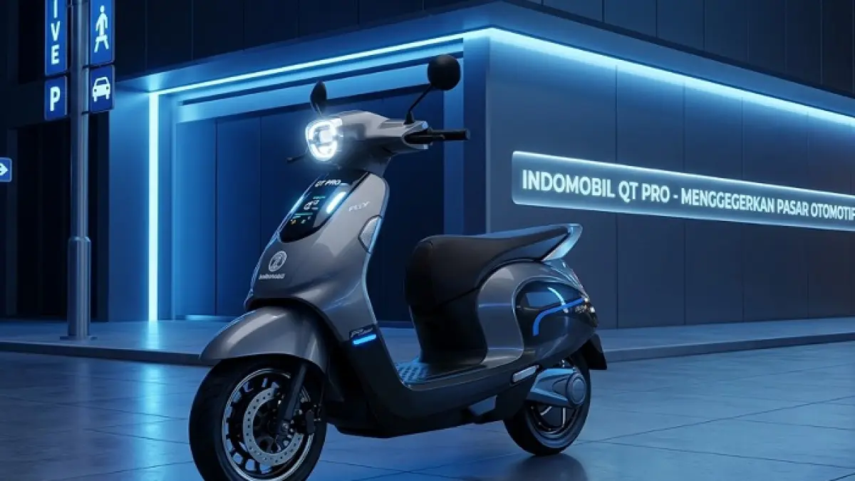 Motor listrik Indomobil QT Pro hadir dengan harga Rp18 jutaan dan jarak tempuh 130 km. Ilustrasi Gemini AI
