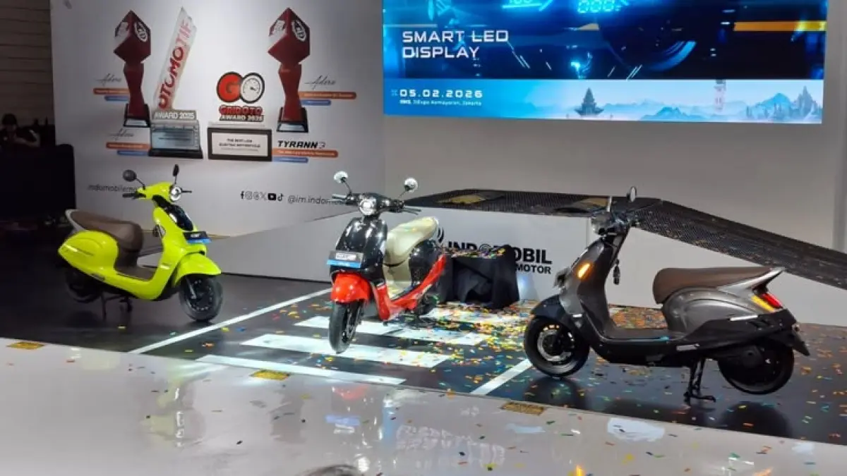 Indomobil eMotor QT Pro hadir dengan harga Rp15 jutaan, jarak tempuh 130 km dan fitur lengkap untuk motor listrik harian (Pinterest).