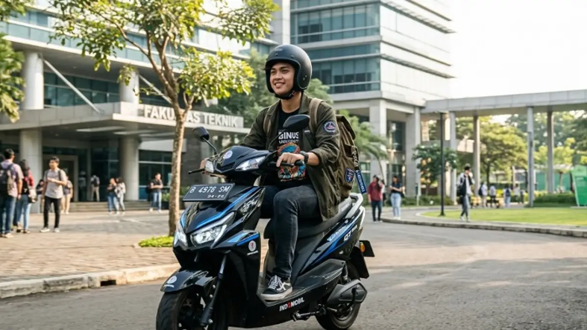 Motor listrik QT dan QT Pro dari Indomobil hadir dengan desain futuristik dan fitur premium mulai Rp15 jutaan. (Pinterest)