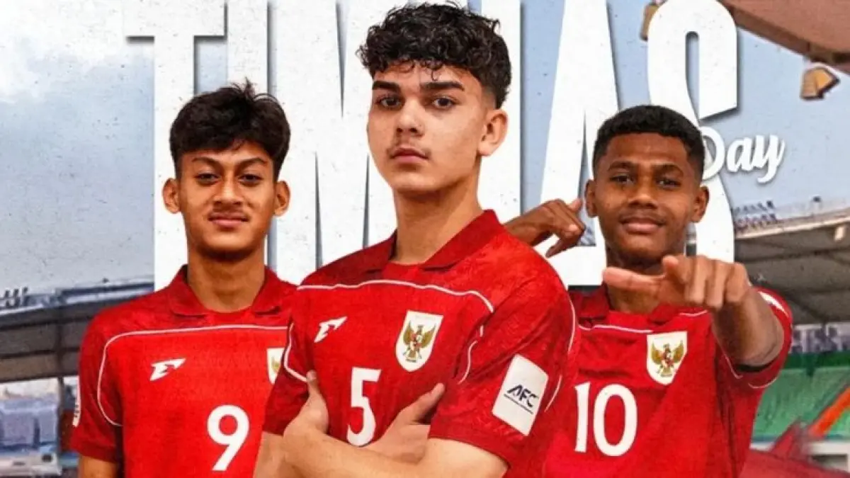 jadwal Piala Asia U-17 2026, Timnas Indonesia U-17, matchday 1 U-17, grup Piala Asia U-17, daftar pemain Indonesia U-17 (Pinterest).