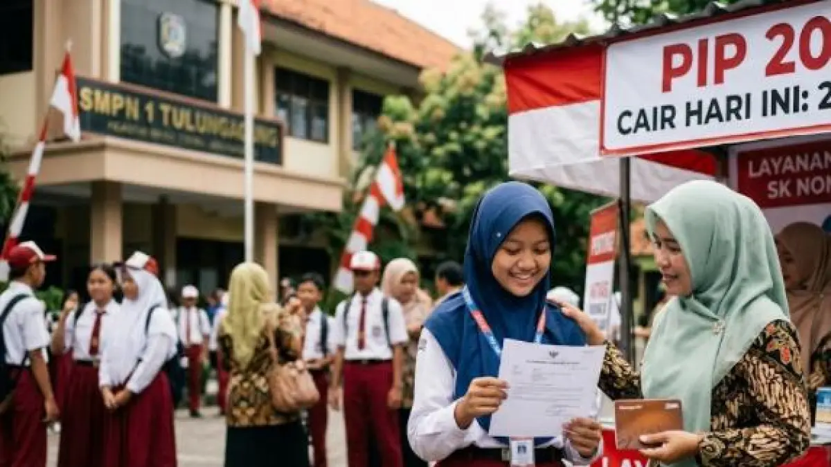 Cek PIP 2026 cair 21 April! Segera aktivasi rekening SK Nominasi sebelum 30 Juni agar dana tidak hangus. Simak cara cek NISN di pip.kemdikbud.go.id.(gemini ai)