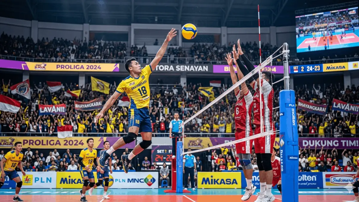 Jadwal Final Four Proliga 2026 pekan pertama dimulai! Simak laga lengkap, klasemen, dan top skor terbaru di sini."(Gemini.ai)"