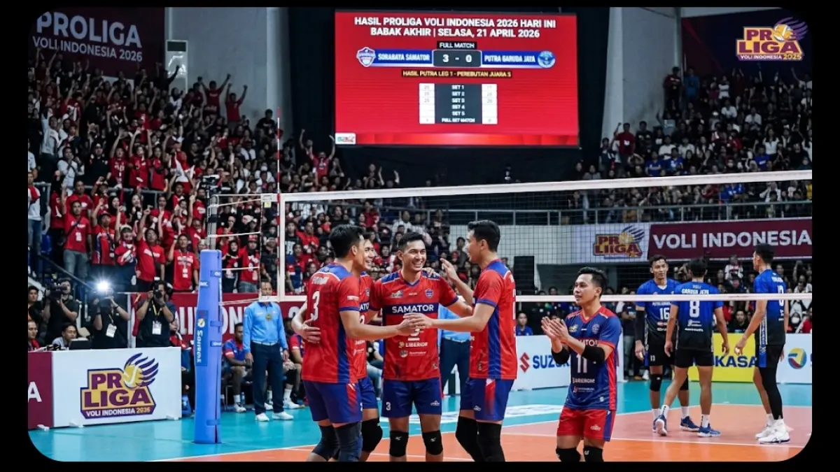 Hasil Proliga 2026 terbaru, LavAni dan Pertamina Enduro menang. Simak klasemen akhir, top skor, dan jadwal final.(screenshot youtube)