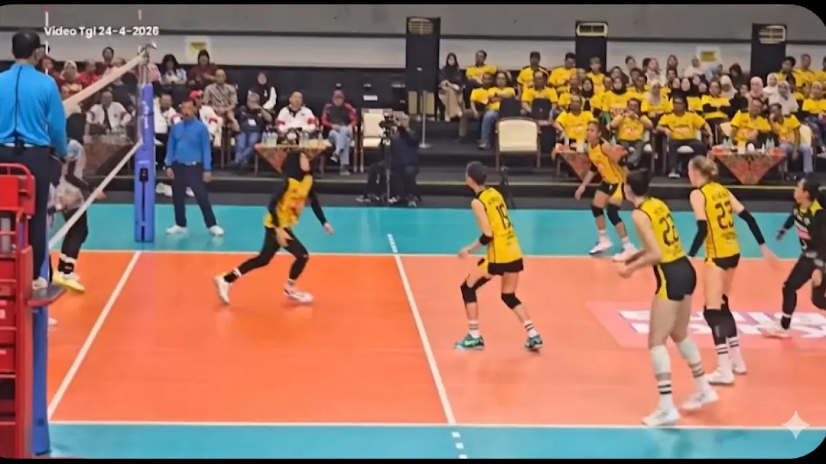 Hasil Proliga 2026 terbaru, Samator dan Popsivo menang. Simak klasemen akhir, top skor, dan jadwal final terbaru (screenshot youtube)