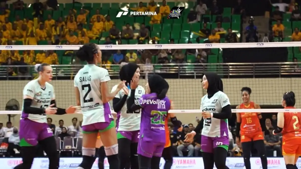Jakarta Pertamina Enduro juara Proliga, Megawati mundur dari timnas dan siap fokus karier profesional. (SC YOUTUBE)
