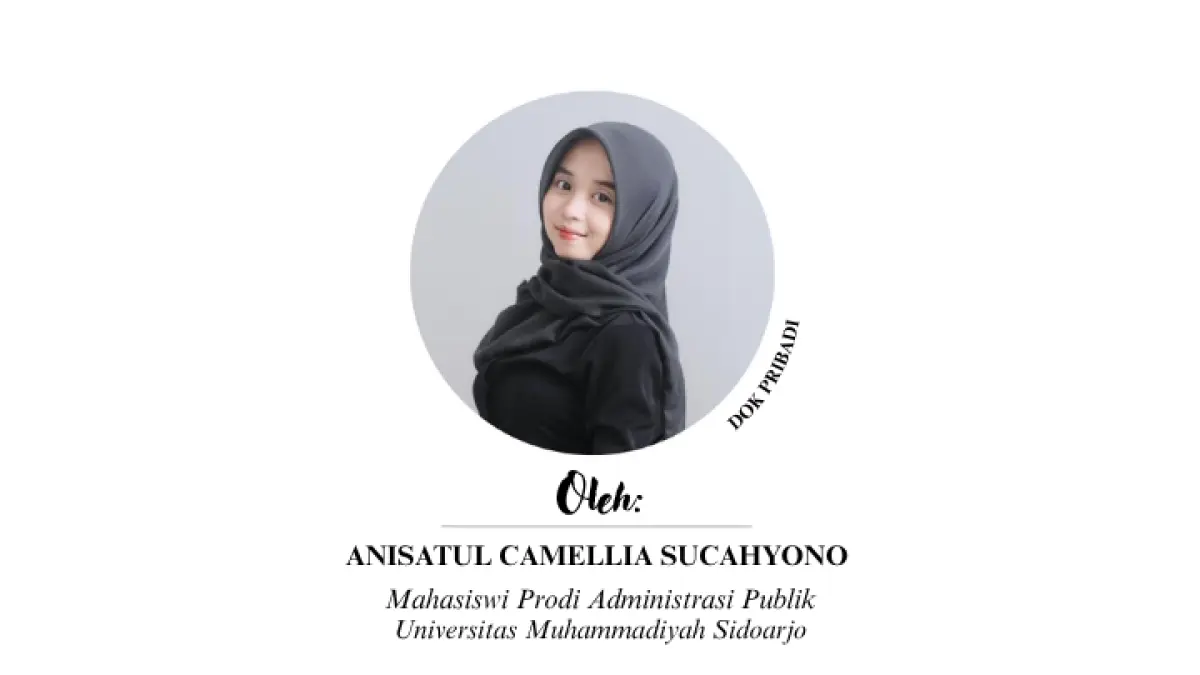 Anisatul Camellia Sucahyono ( Universitas Muhammaddiyah Sidoarjo Prodi: Administrasi Publik Fakultas 	:Prodi		: Administrasi Publik	 )	
	 	