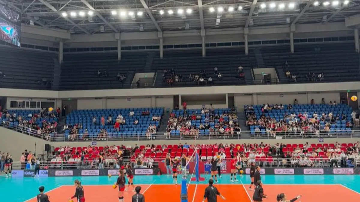 Proliga 2026: Surabaya Samator kalahkan Falcon lewat duel sengit 5 set, blok jadi kunci kemenangan dramatis.(Pinterest) 