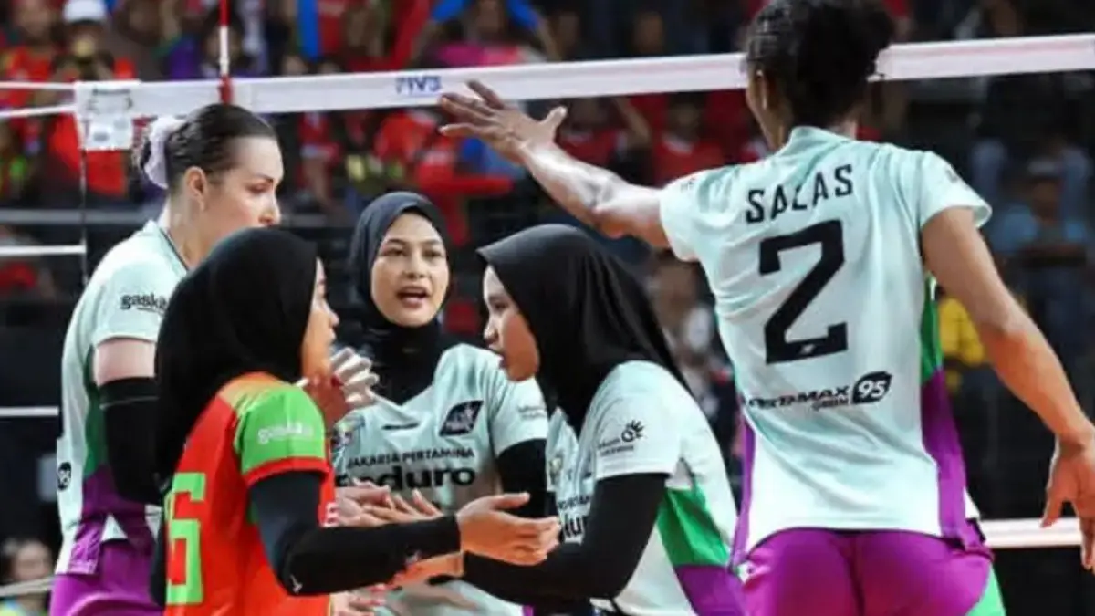 Hasil Final Four Proliga 2026: Jakarta Bhayangkara dan LavAni sapu bersih kemenangan, Pertamina Enduro kalah dramatis.
