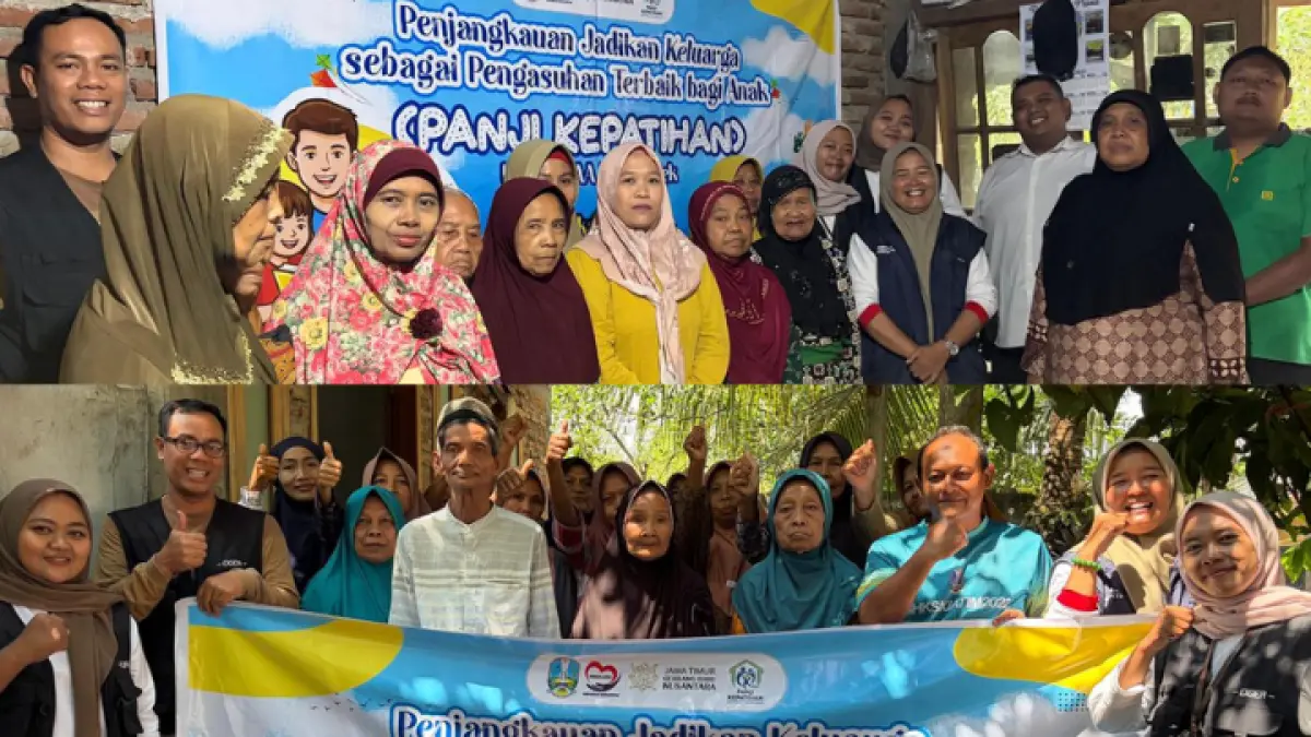 Petugas UPT PPSAA Trenggalek memberikan pendampingan keluarga demi pengasuhan anak lebih aman dan berkualitas. (BIMA FAISAL/ RADAR TRENGGALEK)