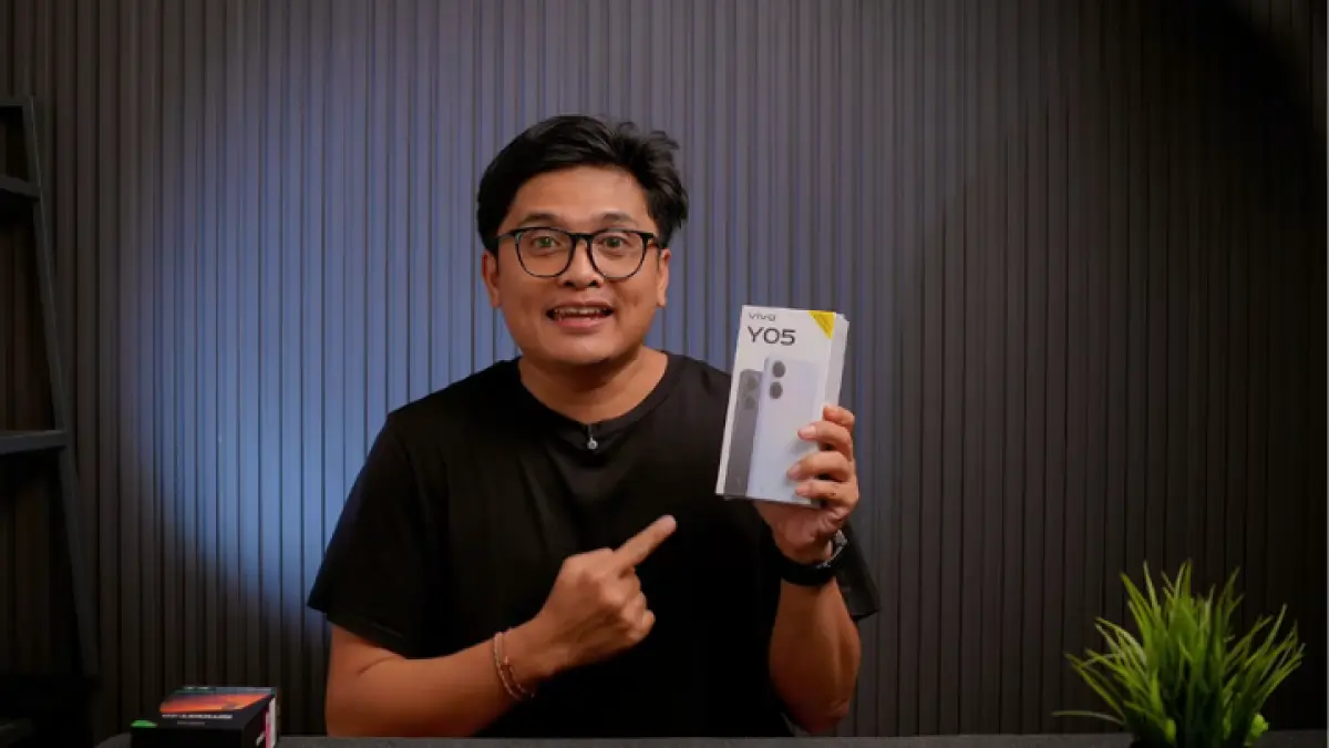 Vivo Y05 resmi turun harga! HP Rp1 jutaan dengan baterai 6500 mAh ini siap jadi andalan harian. (YT. Gadget Max)