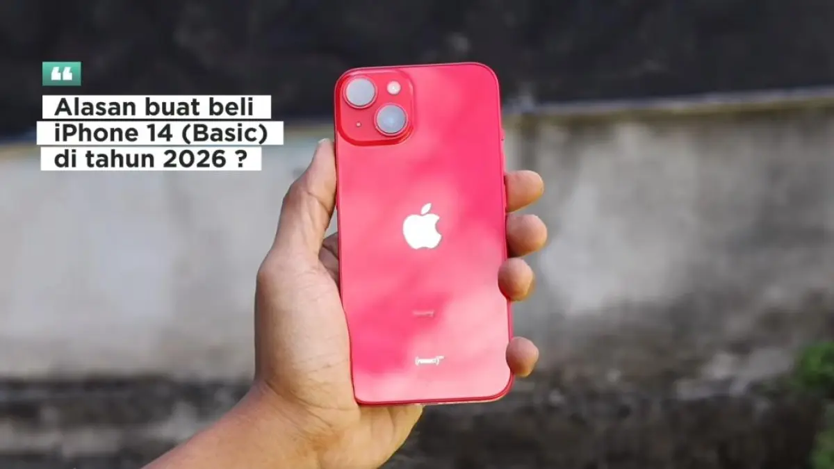 iPhone 14 masih worth it dibeli di 2026? Simak kelebihan, kekurangan, performa, kamera, dan alasan banyak pengguna masih memilihnya.(screenshot youtube)