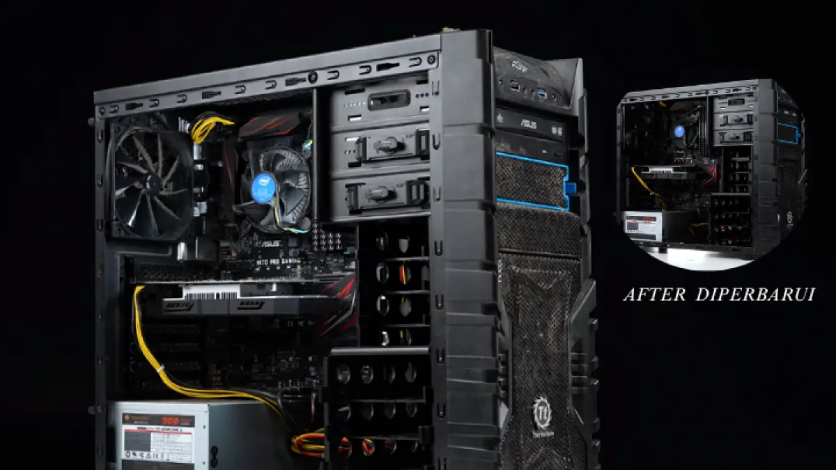 PC gaming bekas Facebook Marketplace disulap total, kini lancar main game populer dengan performa mengejutkan pengguna. (YT. Designs By IFR)
