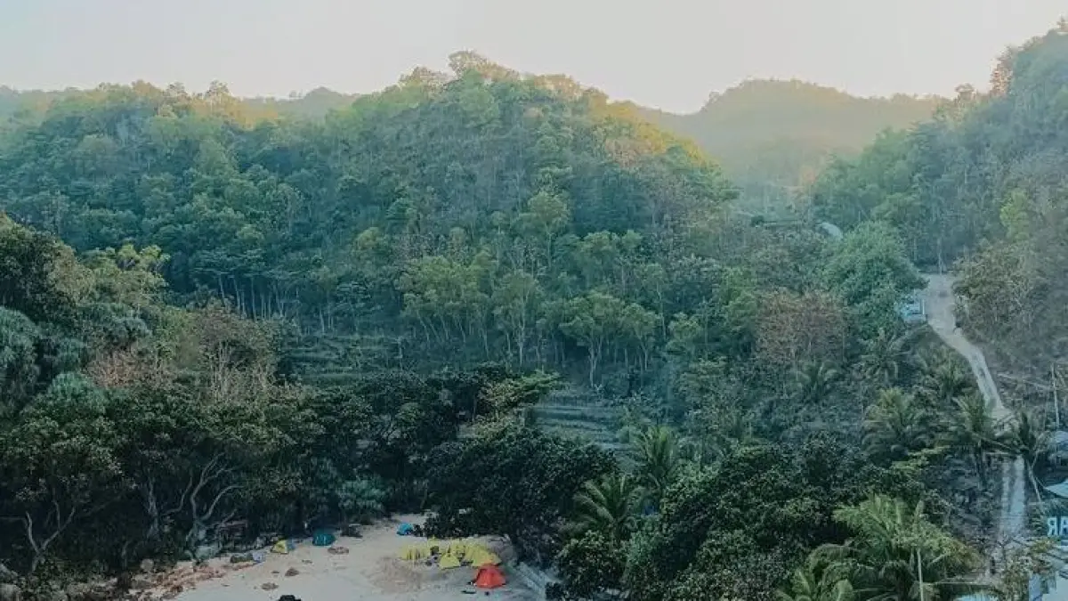 Jalur Pantai Selatan Jawa jadi alternatif mudik ke Yogyakarta dan Jawa Timur dengan view wisata, sawah, dan pantai indah.(pinterest)