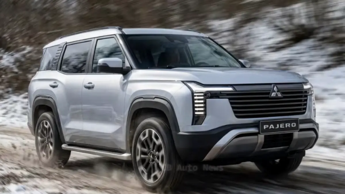 Mitsubishi Pajero 2026 tampil gagah dengan desain modern, siap tantang Prado dan Ford Everest global. (YT. CB Auto News)