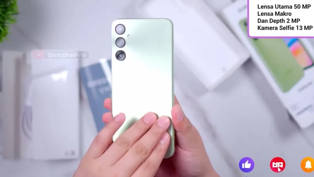 7 HP Samsung murah harga 1 sampai 2 jutaan terbaik 2026, dari Galaxy A05 hingga A15 4G, cocok buat upgrade hemat!. 
(screenshot youtube)